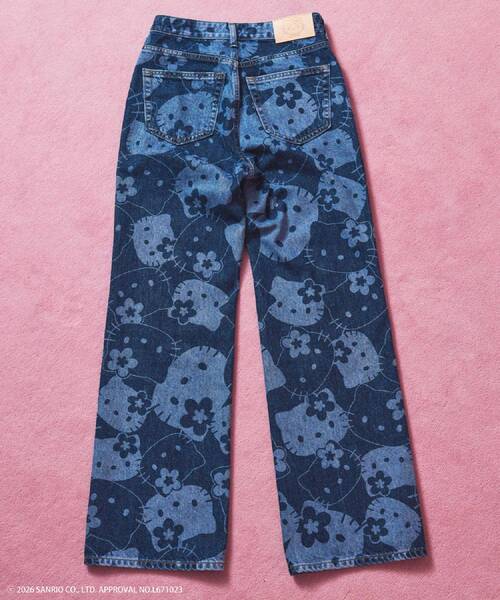 ITS'DEMO(イッツデモ)の「SOMETHING×HELLO KITTY デニム(その他パンツ・レディース・ブルー系その他・38)」の8枚目の写真