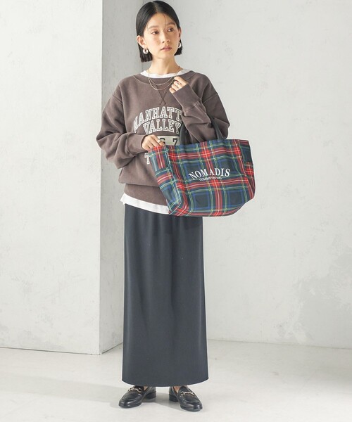 SHIPS(シップス)の「【SHIPS別注】NOMADIS: SAC2 W/16 CHECK(ハンドバッグ・レディース・グリーン/ブラック・ONE SIZE)」の5枚目の写真