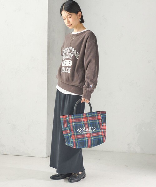 SHIPS(シップス)の「【SHIPS別注】NOMADIS: SAC2 W/16 CHECK(ハンドバッグ・レディース・グリーン/ブラック・ONE SIZE)」の6枚目の写真