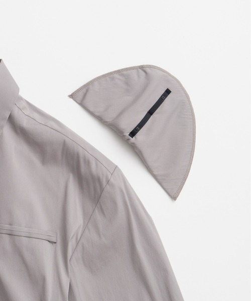 PRANK PROJECT(プランクプロジェクト)の「【2026Autumn Pre-Order】ショルダーパッドハイストレッチブロードシャツ / Shoulder Pad High-Stretch Broadcloth Shirt(シャツ/ブラウス・レディース・サックスブルー/グレー/ホワイト・FREE)」の20枚目の写真