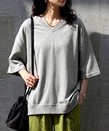 綿100 ドロップショルダー Tシャツ
