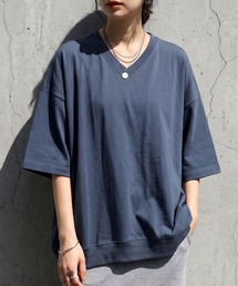 綿100 ドロップショルダー Tシャツ