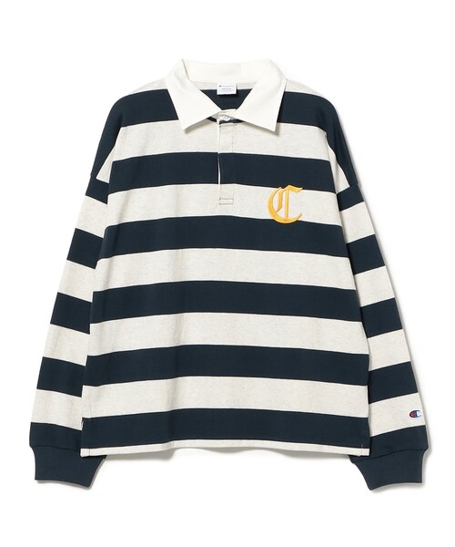 Ray BEAMS(レイビームス)の「【別注】Champion / ラグビー Tシャツ(ポロシャツ・レディース・ダークブラウン/ネイビー/その他・ONE SIZE)」の16枚目の写真