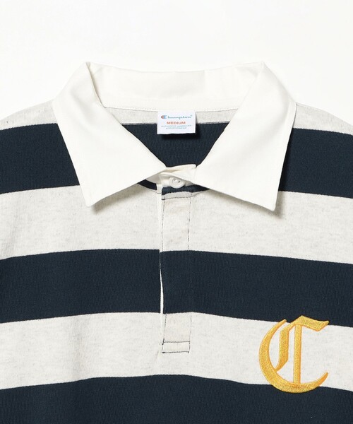 Ray BEAMS(レイビームス)の「【別注】Champion / ラグビー Tシャツ(ポロシャツ・レディース・ダークブラウン/ネイビー/その他・ONE SIZE)」の15枚目の写真