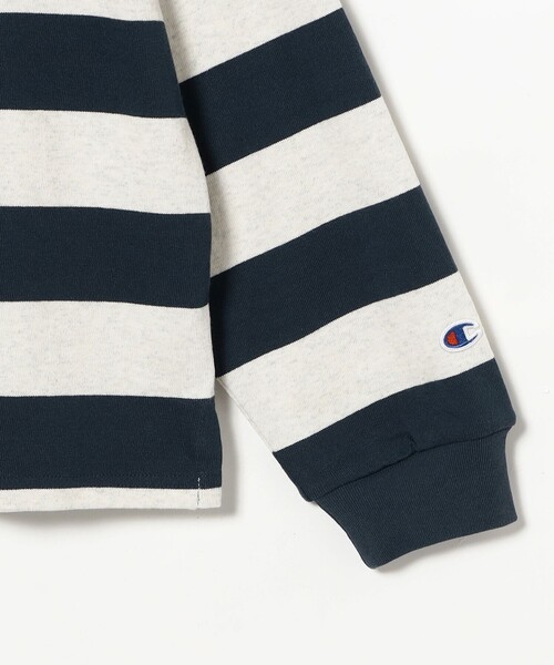 Ray BEAMS(レイビームス)の「【別注】Champion / ラグビー Tシャツ(ポロシャツ・レディース・ダークブラウン/ネイビー/その他・ONE SIZE)」の14枚目の写真