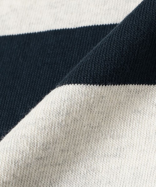 Ray BEAMS(レイビームス)の「【別注】Champion / ラグビー Tシャツ(ポロシャツ・レディース・ダークブラウン/ネイビー/その他・ONE SIZE)」の11枚目の写真