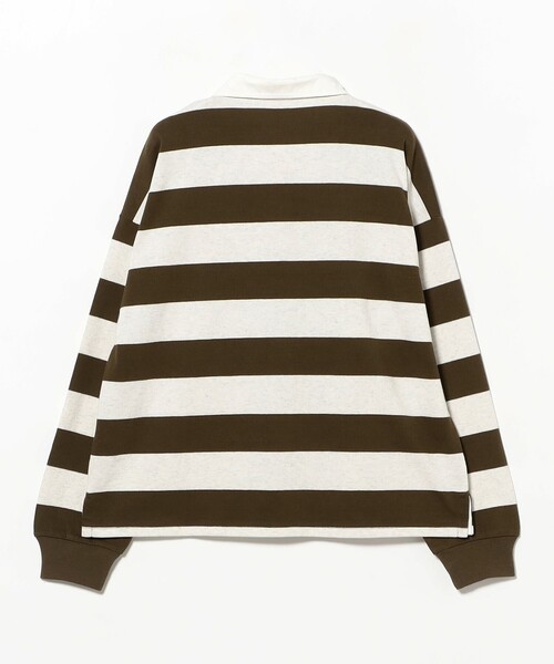 Ray BEAMS(レイビームス)の「【別注】Champion / ラグビー Tシャツ(ポロシャツ・レディース・ダークブラウン/ネイビー/その他・ONE SIZE)」の9枚目の写真