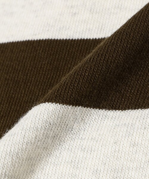 Ray BEAMS(レイビームス)の「【別注】Champion / ラグビー Tシャツ(ポロシャツ・レディース・ダークブラウン/ネイビー/その他・ONE SIZE)」の8枚目の写真
