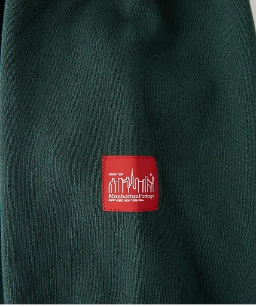 Manhattan Portage（マンハッタンポーテージ）の「[MANHATTAN PORTAGE/マンハッタンポーテージ] 別注 フードロゴ刺繍 スウェットパーカー（パーカー・レディース・グリーン/アイボリー/ブラック・S/M/L/XL）」の9枚目の写真