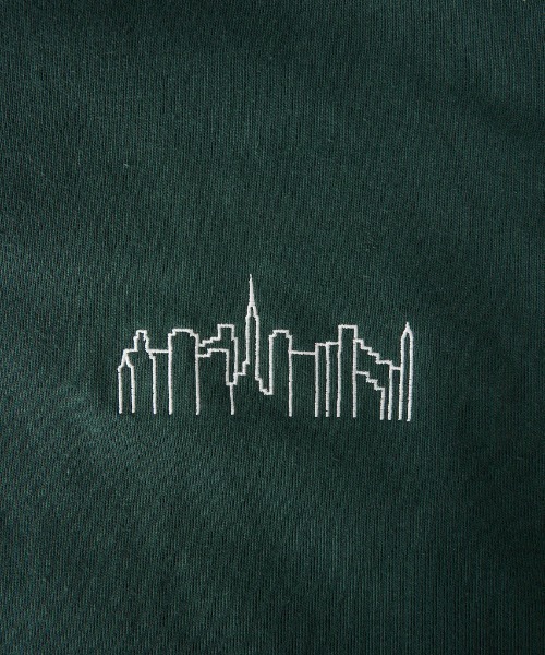 Manhattan Portage（マンハッタンポーテージ）の「[MANHATTAN PORTAGE/マンハッタンポーテージ] 別注 フードロゴ刺繍 スウェットパーカー（パーカー・レディース・グリーン/アイボリー/ブラック・S/M/L/XL）」の8枚目の写真