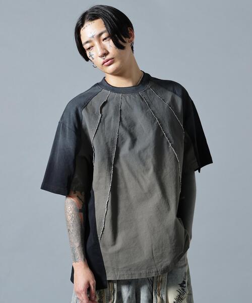 L.H.P(エルエイチピー)の「MAVYTH/メヴィス/RAGLAN S/S TEE(Tシャツ/カットソー・レディース・ブラック/ブラウン・M/L)」の2枚目の写真