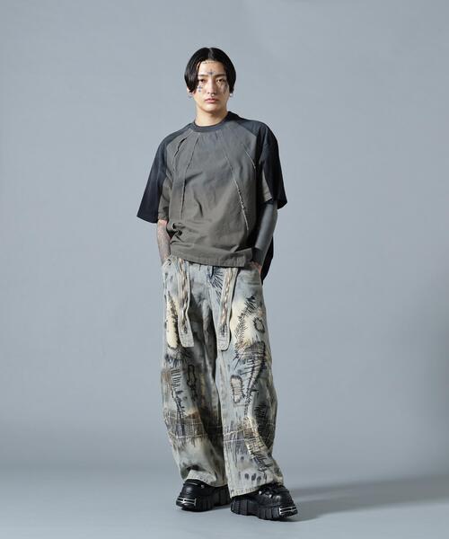 L.H.P(エルエイチピー)の「MAVYTH/メヴィス/RAGLAN S/S TEE(Tシャツ/カットソー・レディース・ブラック/ブラウン・M/L)」の4枚目の写真