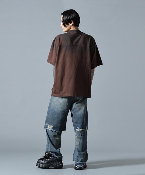 L.H.P(エルエイチピー)の「MAVYTH/メヴィス/RAGLAN S/S TEE(Tシャツ/カットソー・レディース・ブラック/ブラウン・M/L)」の11枚目の写真