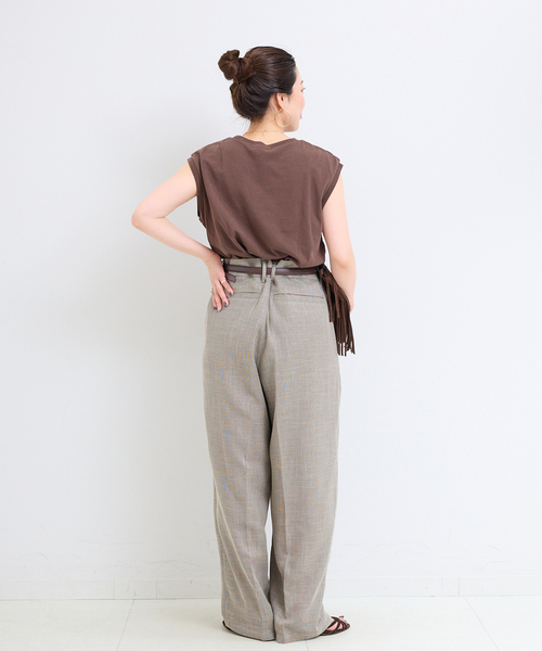 B.C STOCK(ベーセーストック)の「ユーティリティベルテッドスラックス(その他パンツ・メンズ・ベージュ/ネイビー/ブラック・LARGE/MEDIUM)」の17枚目の写真