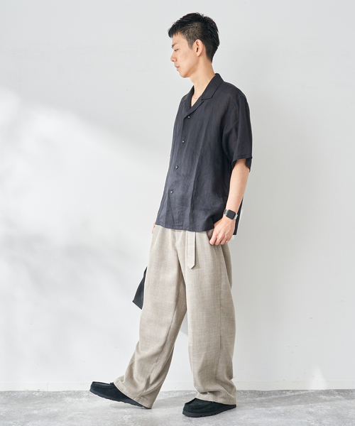 B.C STOCK(ベーセーストック)の「ユーティリティベルテッドスラックス(その他パンツ・メンズ・ベージュ/ネイビー/ブラック・LARGE/MEDIUM)」の22枚目の写真