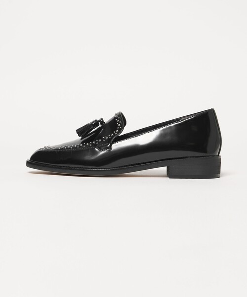 UNITED ARROWS（ユナイテッドアローズ）の「スタッズ タッセル ローファー（ローファー・レディース・ブラック・35/35h/36/36h/37/37h/38）」の5枚目の写真