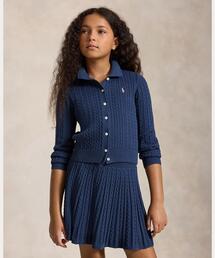POLO RALPH LAUREN CHILDRENSWEAR（ポロ ラルフ ローレン チルドレンズウェア）の「コットン Polo カーディガン & スカート セット（セットアップ）」