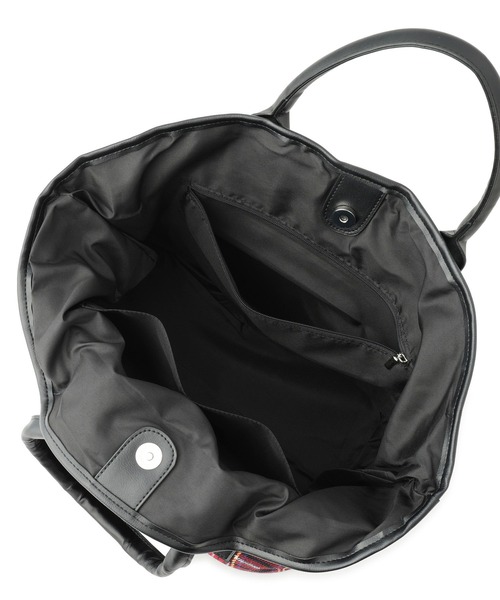 OUTDOOR PRODUCTS(アウトドアプロダクツ)の「【OUTDOOR PRODUCTS】ジャガードマルシェバッグ(トートバッグ・レディース・ブラック系その他2/ブルー系その他2・FREE)」の11枚目の写真