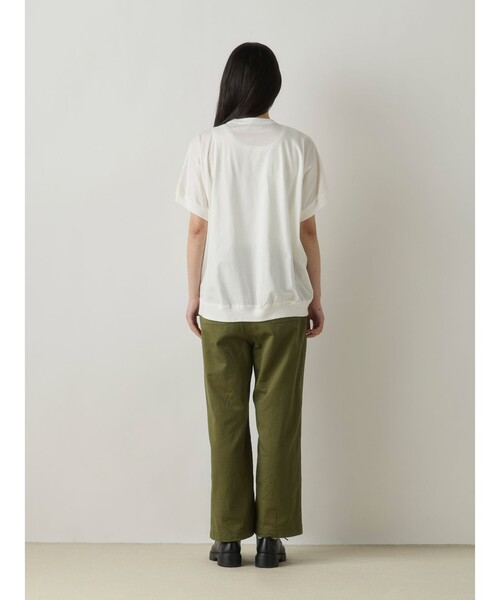 MidiUmi(ミディウミ)の「MidiUmi ストレートベイカーパンツ(その他パンツ・レディース・カーキ/ブラック・FREE)」の8枚目の写真