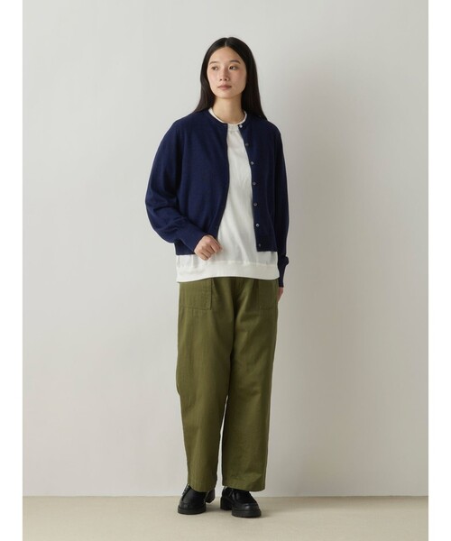 MidiUmi(ミディウミ)の「MidiUmi ストレートベイカーパンツ(その他パンツ・レディース・カーキ/ブラック・FREE)」の13枚目の写真