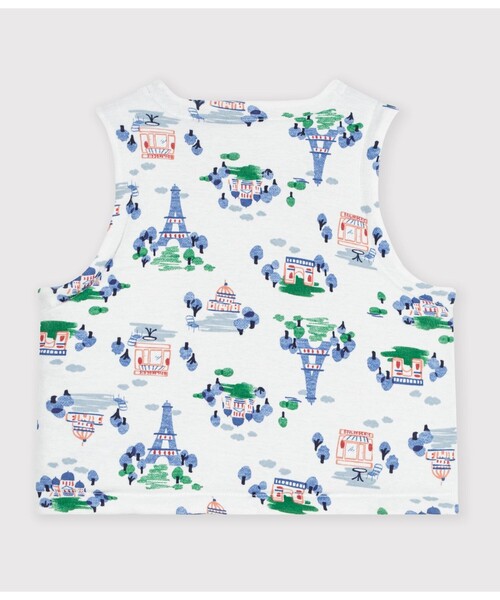 PETIT BATEAU(プチバトー)の「リバーシブルベスト(ベスト・キッズ・ホワイト系その他・6MONTH/12MONTH/18MONTH)」の3枚目の写真