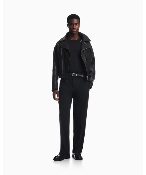 EMPORIO ARMANI(エンポリオアルマーニ)の「【エンポリオ アルマーニ】レギュラーフィット Tシャツ モダール混紡ジャージー(Tシャツ/カットソー・メンズ・ブラック/オフホワイト・LARGE/X-LARGE/X-SMALL/SMALL/MEDIUM)」の7枚目の写真