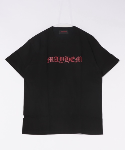 Chick(チック)の「【es】MAYHEM/graphic T(Tシャツ/カットソー・レディース・ブラック・MEDIUM)」の1枚目の写真