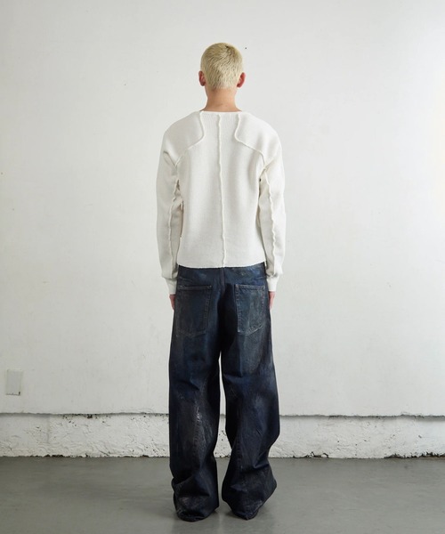 NVRFRGT(ネヴァーフォーゲット)の「WAFFLE THERMAL LONG SLEEVE TSHIRT(Tシャツ/カットソー・レディース・ブラック/ホワイト/グレー・1)」の15枚目の写真
