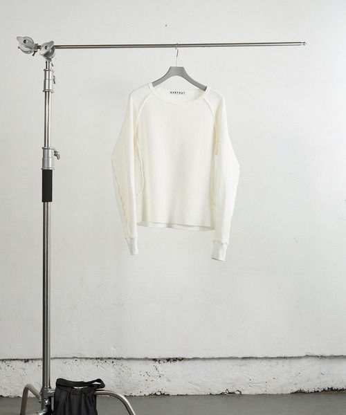 NVRFRGT(ネヴァーフォーゲット)の「WAFFLE THERMAL LONG SLEEVE TSHIRT(Tシャツ/カットソー・レディース・ブラック/ホワイト/グレー・1)」の16枚目の写真