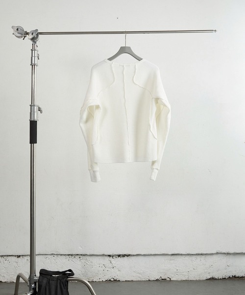 NVRFRGT(ネヴァーフォーゲット)の「WAFFLE THERMAL LONG SLEEVE TSHIRT(Tシャツ/カットソー・レディース・ブラック/ホワイト/グレー・1)」の4枚目の写真