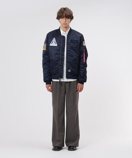 Alpha Industries(アルファインダストリーズ)の「Alpha Industries/アルファ インダストリーズ/MA-1 REGULAR FIT FLIGHT JACKET (NASA)/MA-1 レギュラーフィット フライトジャケット(MA-1・メンズ・ブラック/ネイビー・M/S/2XL/XL/L)」の9枚目の写真