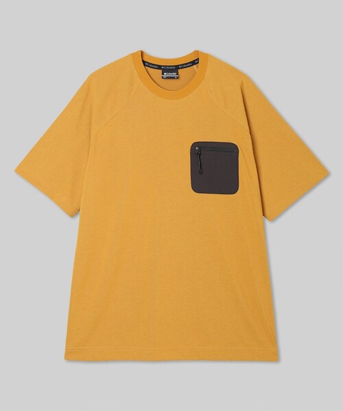 Columbia(コロンビア)の「COLUMBIA BLACK LABEL/ シェブロンリザーブポケットショートスリーブTシャツ /コロンビアブラックレーベル(Tシャツ/カットソー・メンズ・ホワイト/ブラック/イエロー/レッド・S/M/XL/L)」の3枚目の写真