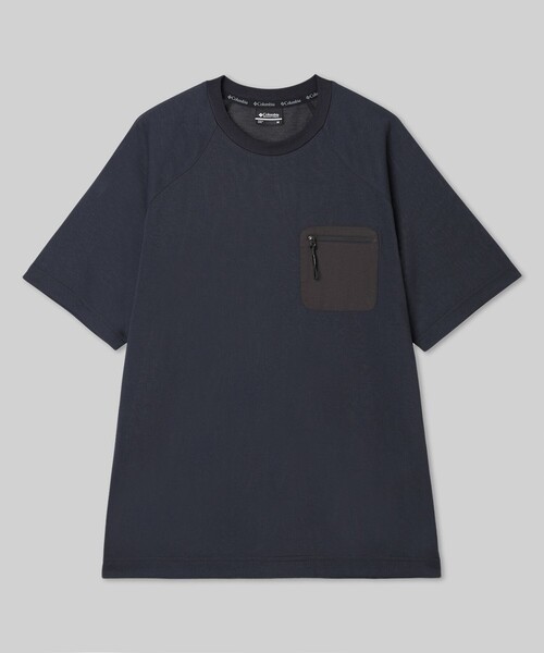Columbia(コロンビア)の「COLUMBIA BLACK LABEL/ シェブロンリザーブポケットショートスリーブTシャツ /コロンビアブラックレーベル(Tシャツ/カットソー・メンズ・ホワイト/ブラック/イエロー/レッド・S/M/XL/L)」の1枚目の写真
