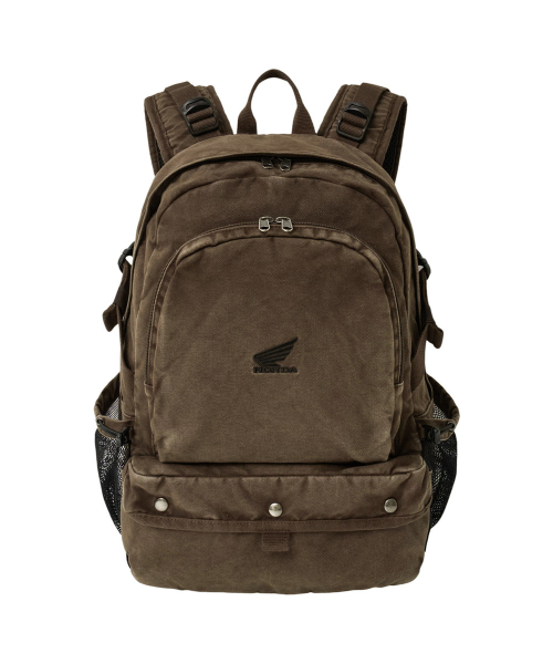 PHYPS MOTORCYCLE(フィップスモーターサイクル)の「Washed Field Backpack Brown(バックパック/リュック・レディース・その他・FREE)」の2枚目の写真