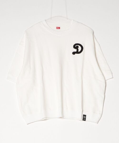 DOUBLE STANDARD CLOTHING（ダブルスタンダードクロージング）の「Dロゴワッペンスウェット（スウェット・レディース・ブラック/オフホワイト・FREE）」の6枚目の写真