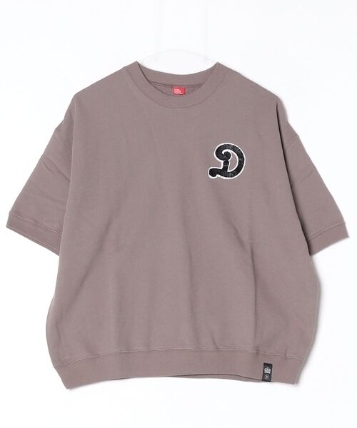 DOUBLE STANDARD CLOTHING（ダブルスタンダードクロージング）の「Dロゴワッペンスウェット（スウェット・レディース・ブラック/オフホワイト・FREE）」の5枚目の写真