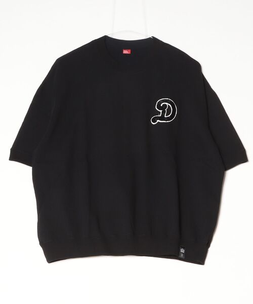 DOUBLE STANDARD CLOTHING（ダブルスタンダードクロージング）の「Dロゴワッペンスウェット（スウェット・レディース・ブラック/オフホワイト・FREE）」の4枚目の写真