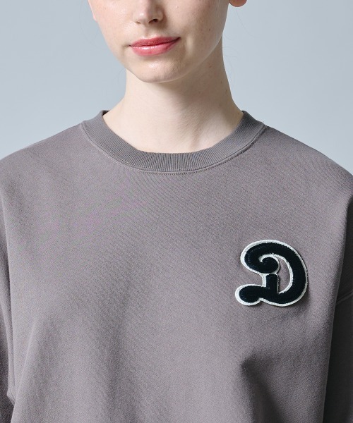DOUBLE STANDARD CLOTHING（ダブルスタンダードクロージング）の「Dロゴワッペンスウェット（スウェット・レディース・ブラック/オフホワイト・FREE）」の19枚目の写真