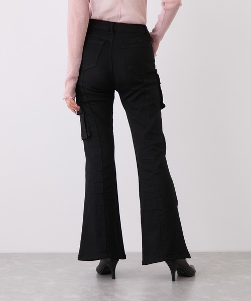 Jayro(ジャイロ)の「アシメカーゴフレアパンツ(その他パンツ・レディース・ブラック/ブルー系その他3/ブルー系その他2・M)」の11枚目の写真