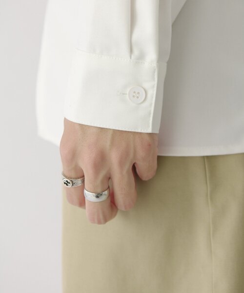 goocy(グーシー)の「TRツイルボックスシャツ(シャツ/ブラウス・メンズ・ホワイト/ブラック・LARGE/MEDIUM)」の11枚目の写真