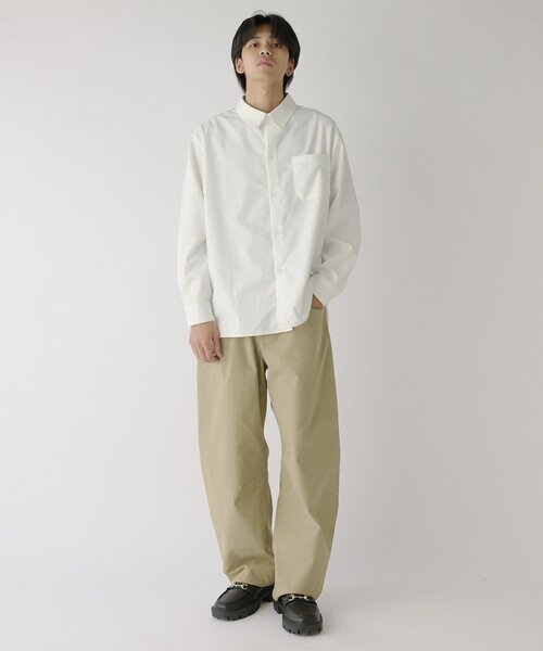 goocy(グーシー)の「TRツイルボックスシャツ(シャツ/ブラウス・メンズ・ホワイト/ブラック・LARGE/MEDIUM)」の12枚目の写真