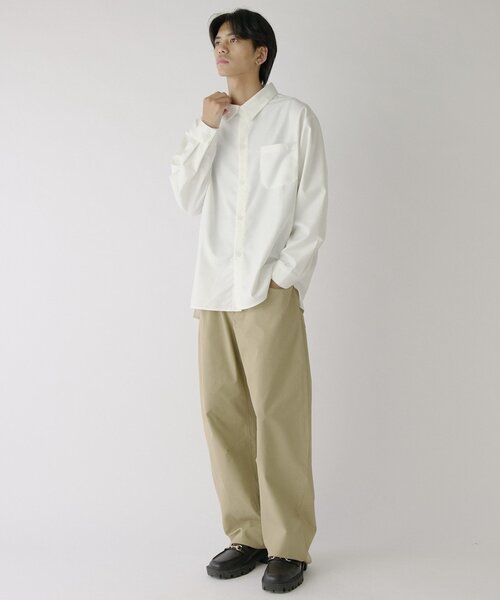 goocy(グーシー)の「TRツイルボックスシャツ(シャツ/ブラウス・メンズ・ホワイト/ブラック・LARGE/MEDIUM)」の13枚目の写真