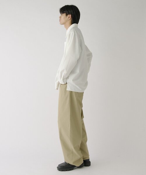 goocy(グーシー)の「TRツイルボックスシャツ(シャツ/ブラウス・メンズ・ホワイト/ブラック・LARGE/MEDIUM)」の14枚目の写真