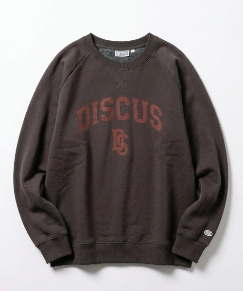 DISCUS（ディスカス）の「2026AW DISCUS/ディスカス 裏ボア カレッジプリント ラグラン スウェットトレーナー レディース メンズ（スウェット・レディース・ネイビー/スミクロ/アッシュグレー/グリーン・XL/L/M）」の9枚目の写真