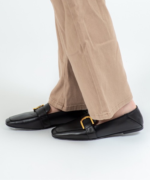 FABIO RUSCONI(ファビオルスコーニ)の「【FABIO RUSCONI】ローファ バックル 本革(ローファー・レディース・ブラック・36/37/38/39)」の13枚目の写真
