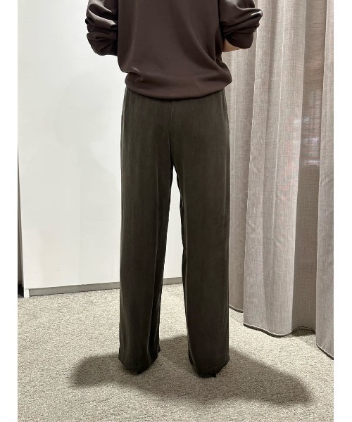 ESTNATION(エストネーション)の「ESTNATION / キュプラパンツ(その他パンツ・レディース・ブラウン/チャコールグレー・38/36)」の7枚目の写真