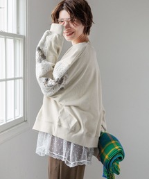 アソートレースレイヤーTシャツ