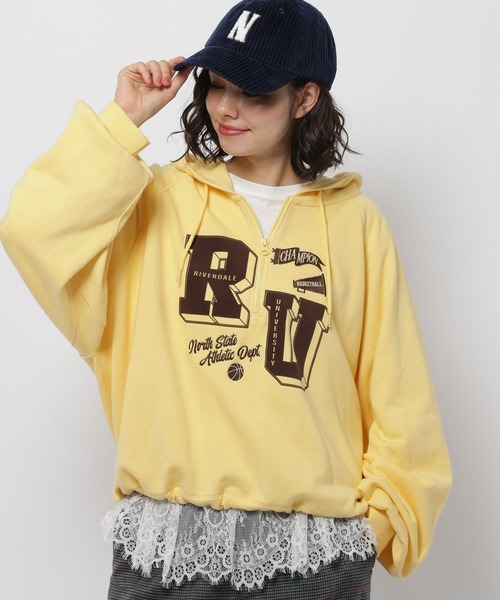 niko and...(ニコアンド)の「アソートレースレイヤーTシャツ(Tシャツ/カットソー・レディース・その他3/その他2・FREE)」の5枚目の写真