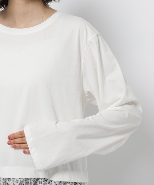 niko and...(ニコアンド)の「アソートレースレイヤーTシャツ(Tシャツ/カットソー・レディース・その他3/その他2・FREE)」の20枚目の写真