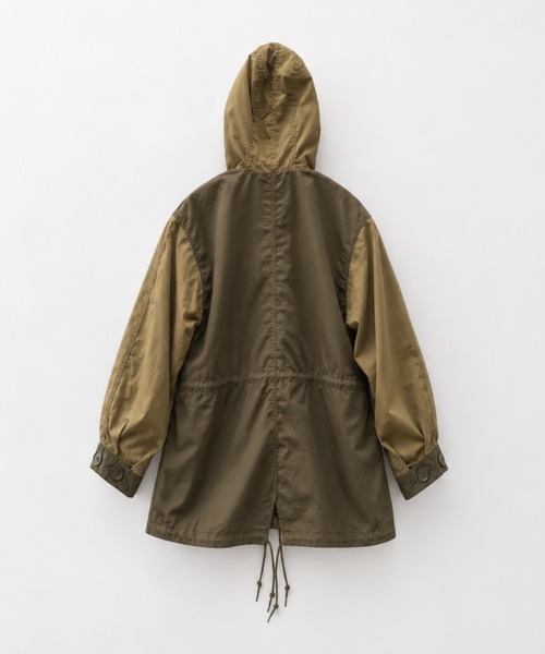 CANAL JEAN(キャナルジーン)の「KHA:KI NEW TYPE-51 PARKA(モッズコート・レディース・カーキ系・1)」の9枚目の写真